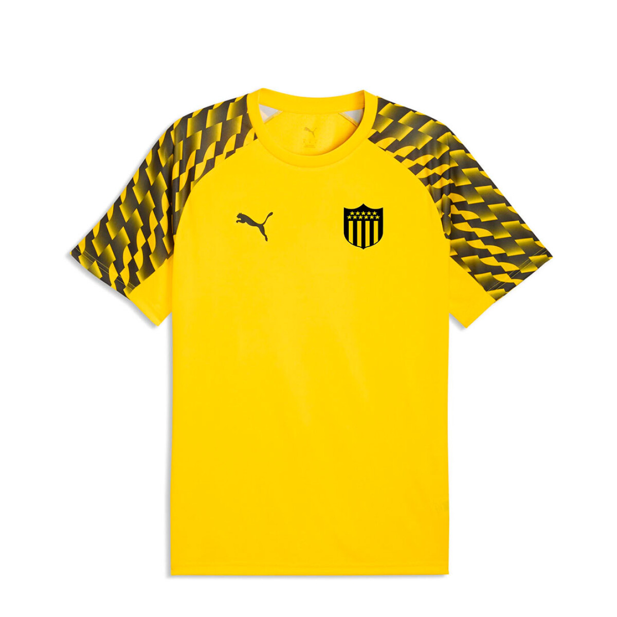 Remera de Niños Puma Peñarol Team Liga Junior - Negro - Gris 