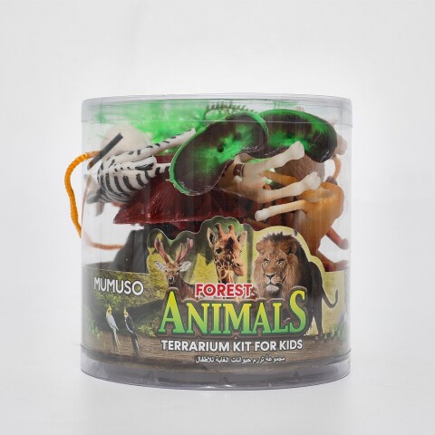 KIT TERRARIO ANIMALES DEL BOSQUE PARA NIÑOS KIT TERRARIO ANIMALES DEL BOSQUE PARA NIÑOS