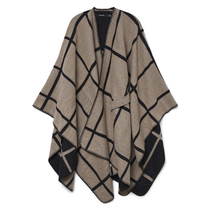 VMFIONA PONCHO Silver Mink