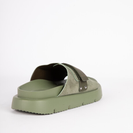 SANDALIA SERAND Verde Militar