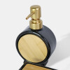 JGO ACCES NEGRO/BAMBU P/BAÑO 3PZAS Unica