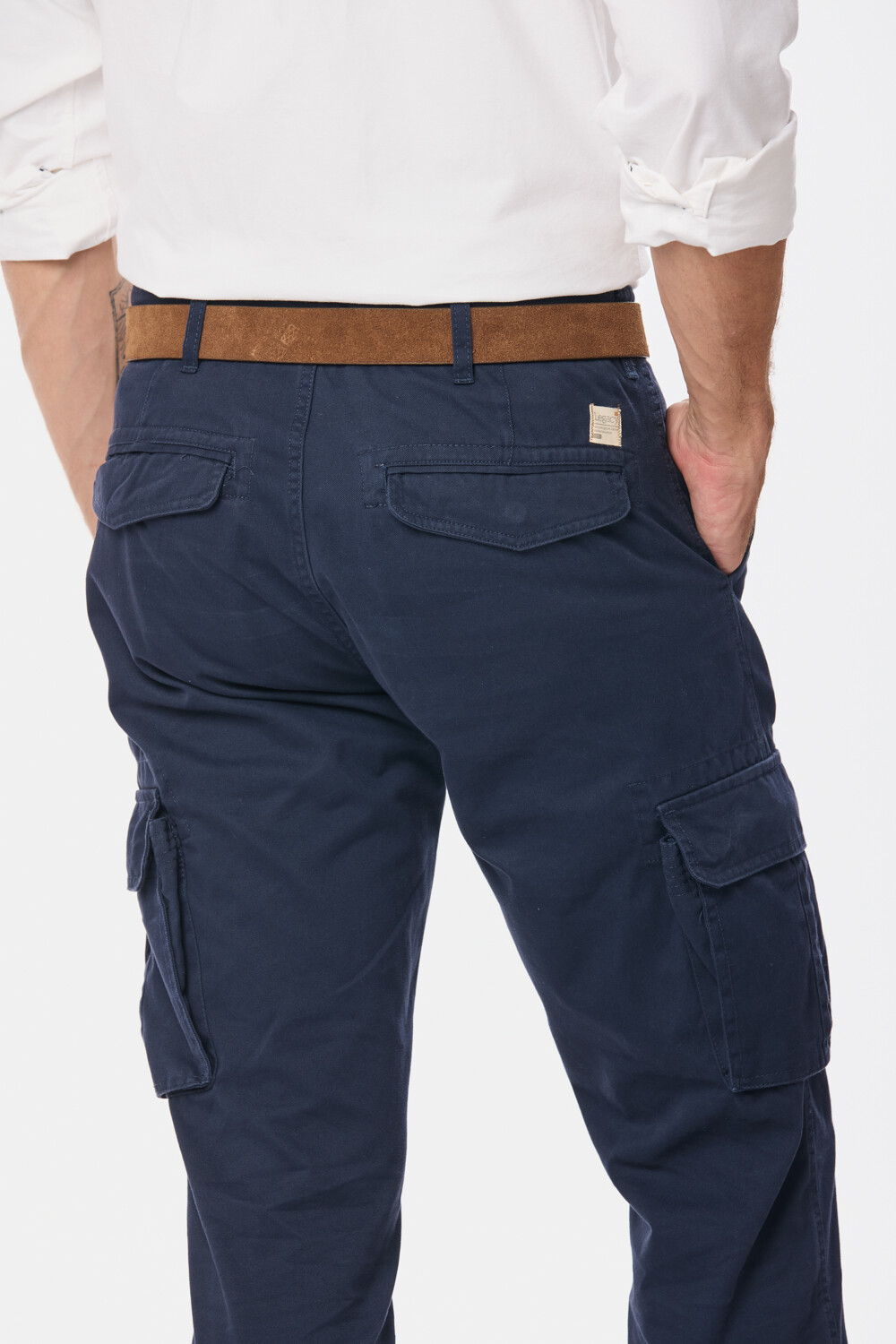 PANTALON CARGO Azul