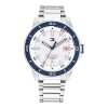 Reloj Tommy Hilfiger 1792227 para hombre con correa de acero Plateado