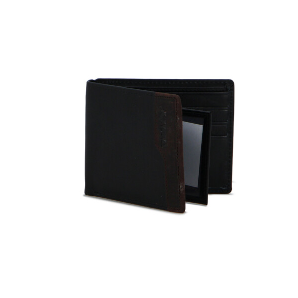 Starsax Billetera Hombre Negro-marron