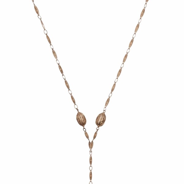 Cadena almendras / dijes oval - Plata 925 - Sin Piedra - CD3526 sinpiedra