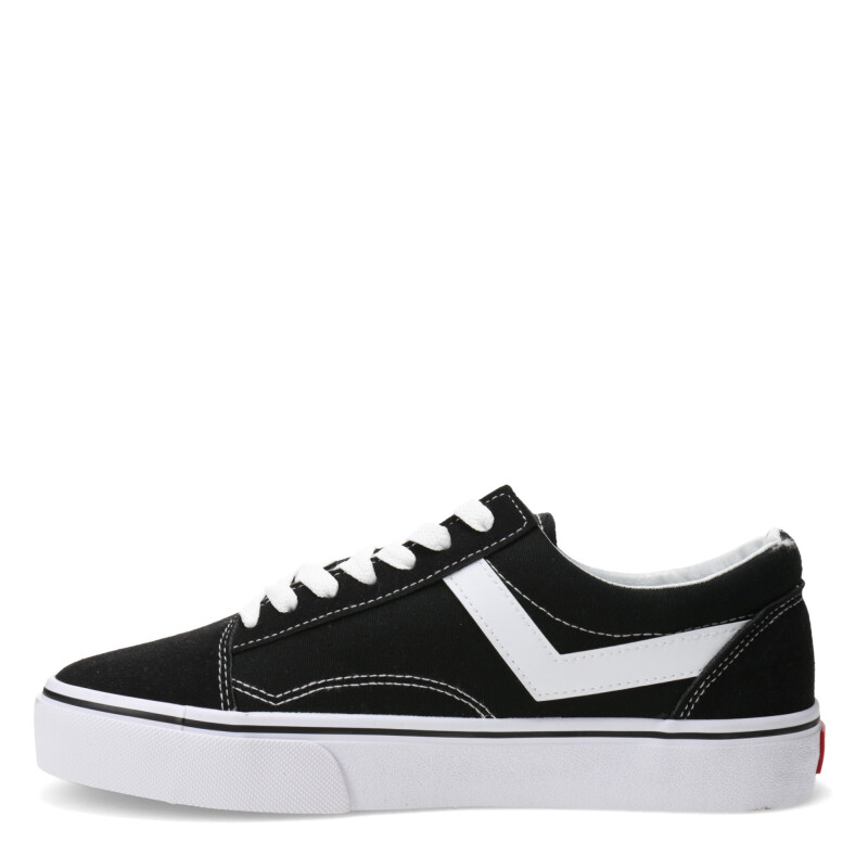 Championes de Hombre PONY Old School Canvas Low Negro