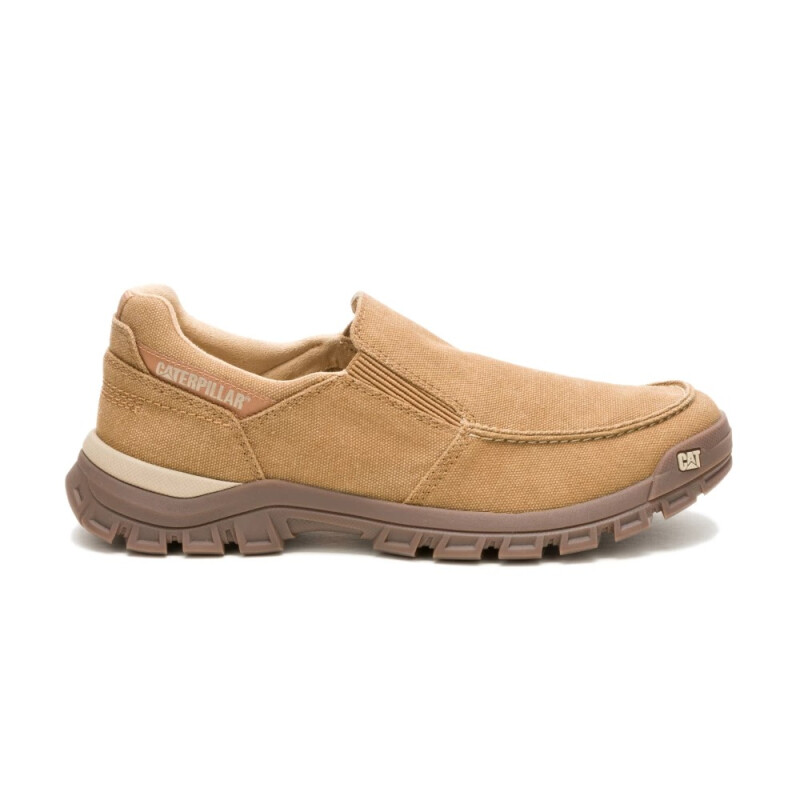 Zapato de Hombre Caterpillar Threshold Slip On Canvas Beige Natural