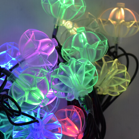Luces LED con forma de Flor multicolor 20luces Luces LED con forma de Flor multicolor 20luces