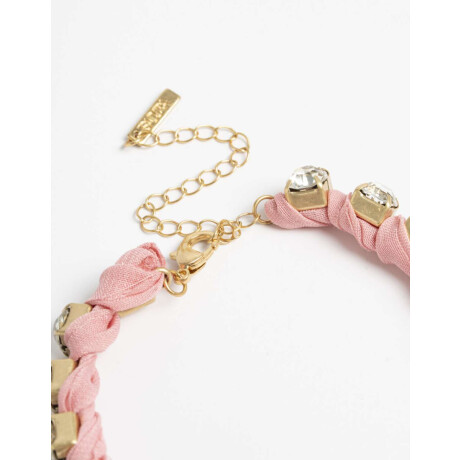 Set De Tobillera Y Anillo Rosa Viejo