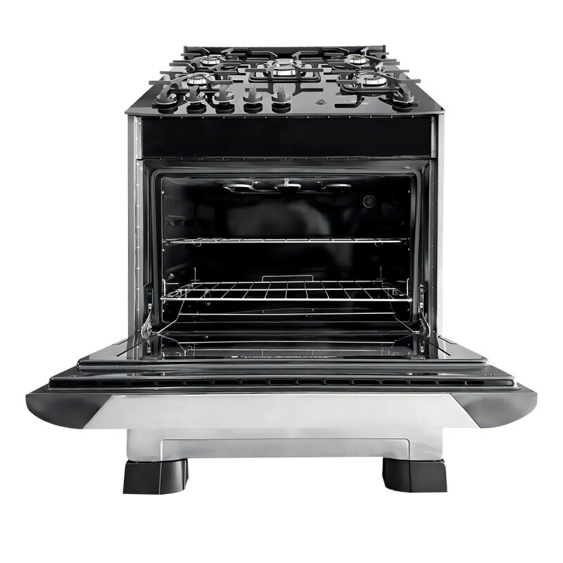 COCINA DECORATTO VETRO 5H SUPER GAS INOX *610000910 * Cocina Decoratto Vetro 5h Super Gas Inox *610000910 *