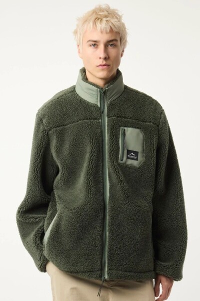 GREEN TENT POLAR JACKET Verde