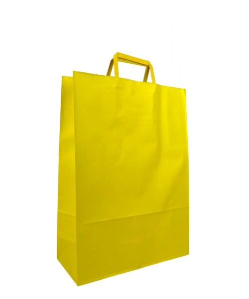 Bolsa lisa acuario 30x12x41 cm AMARILLO