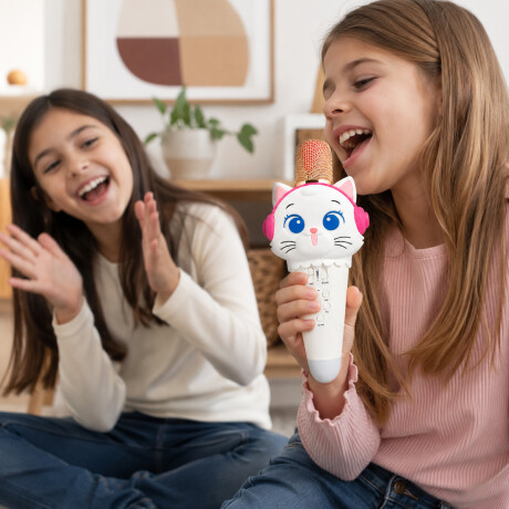 Micrófono karaoke inalámbrico para niños Gatoblanco