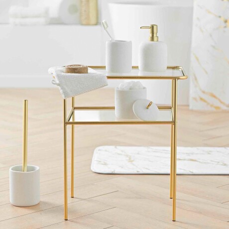 VASO BAÑO POLIRESINA BLANCO SILOA