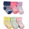Set Medias Carters x6 Colores rayas Rosa Set Medias Carters x6 Colores rayas Rosa