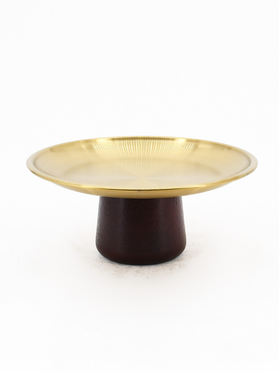 SOPORTE METAL ALIMENTOS - DORADO 