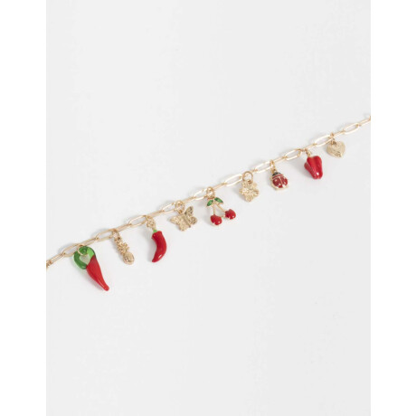 Pulsera Flexible Multidijes Dorado