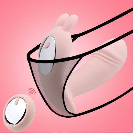 Vibrador Doble Estímulo A Control Remoto Y Carga USB Rosa