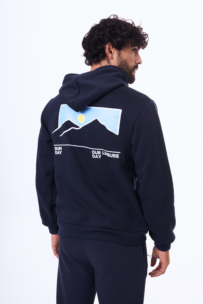 Buzo felpa Talca - Azul 