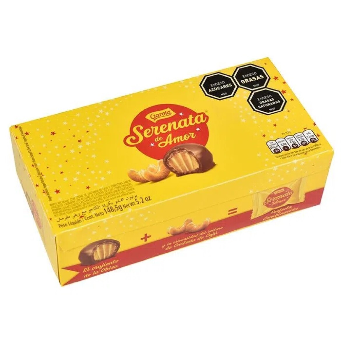 BOMBONERA GAROTO SERENATA DE AMOR 140.8G 