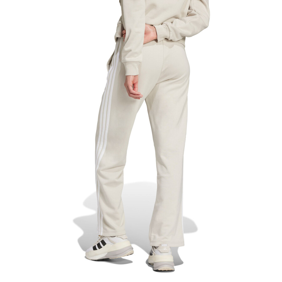 Pantalon de Mujer Adidas Essentials Open Hem French Beige - Blanco