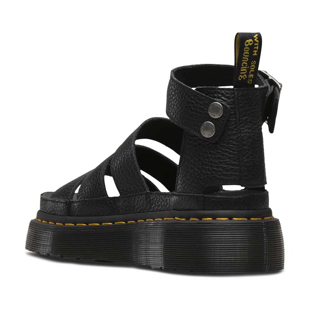 Clarissa II Quad - Mujer Black Milled Nappa