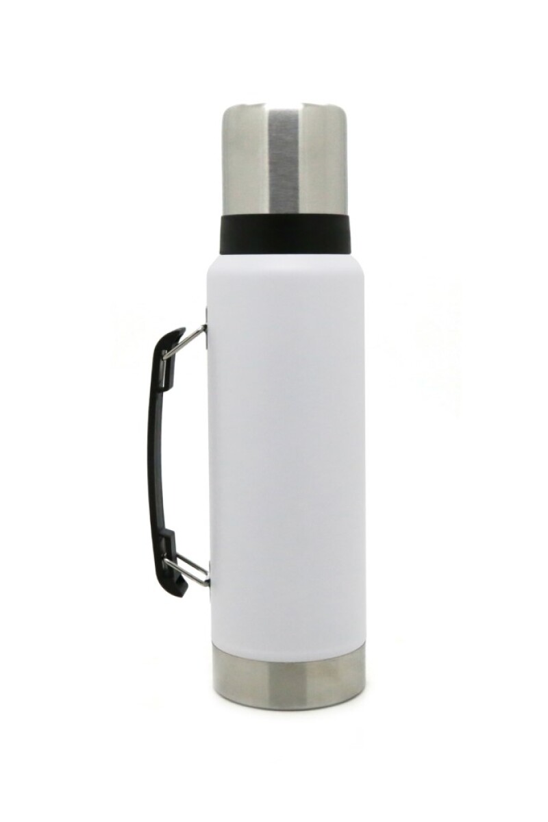 Termo 1.3 L doble Acero Blanco - Discovery Termo 1.3 L doble Acero Blanco - Discovery