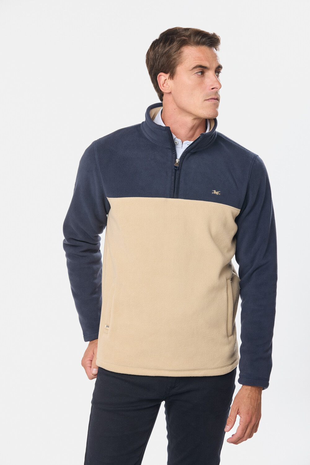 BUZO POLAR BICOLOR Beige
