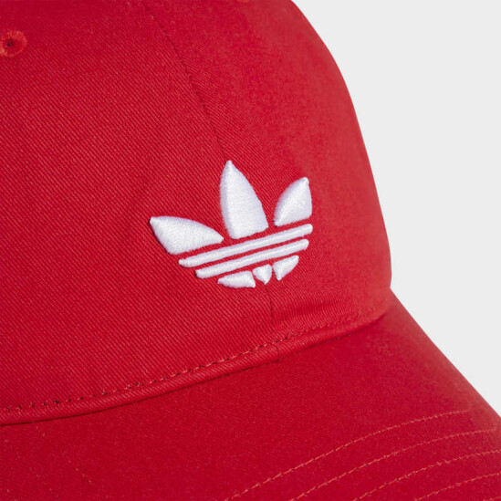 Gorro Adidas Adicolor Classic Trefoil Baseball Rojo