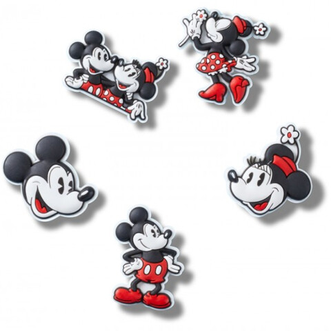 Jibbitz Mickey And Minnie Pvc 5 Pack Multicolor