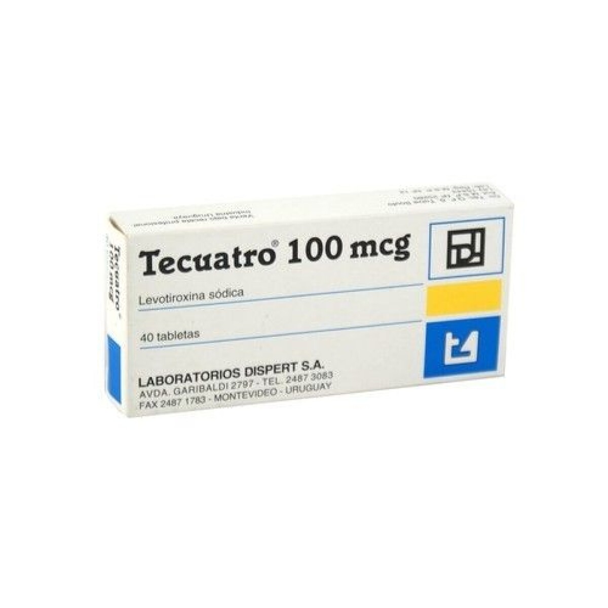 Tecuatro 100 mcg 40 tabletas 