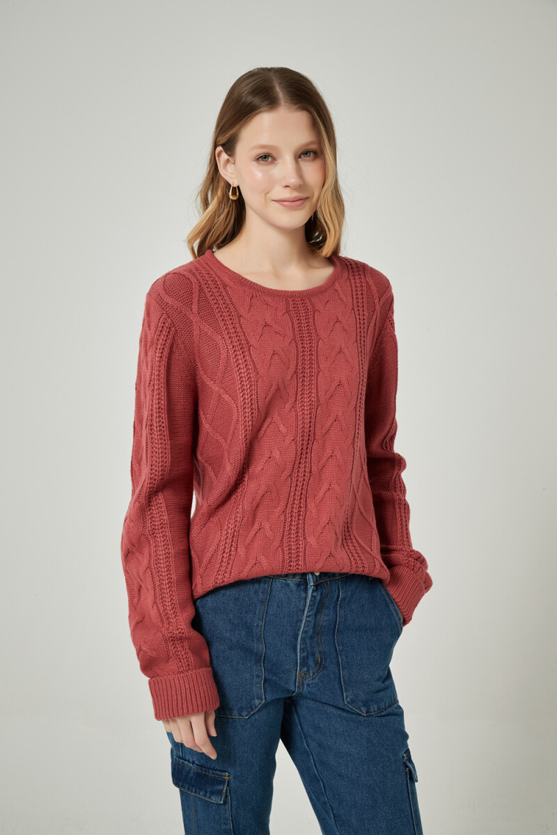 Sweater Focio - Ladrillo 