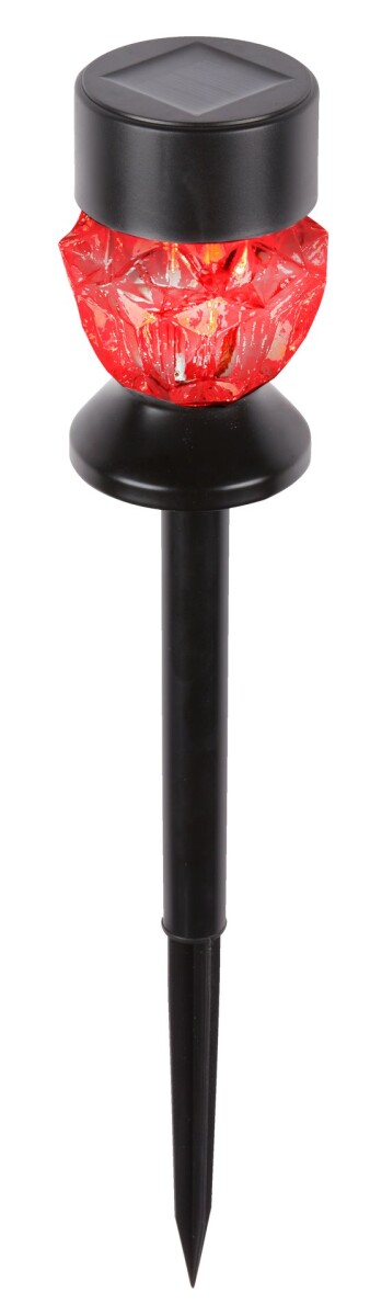 Lámpara solar SPLITTERNE Ø7xA35cm negro 