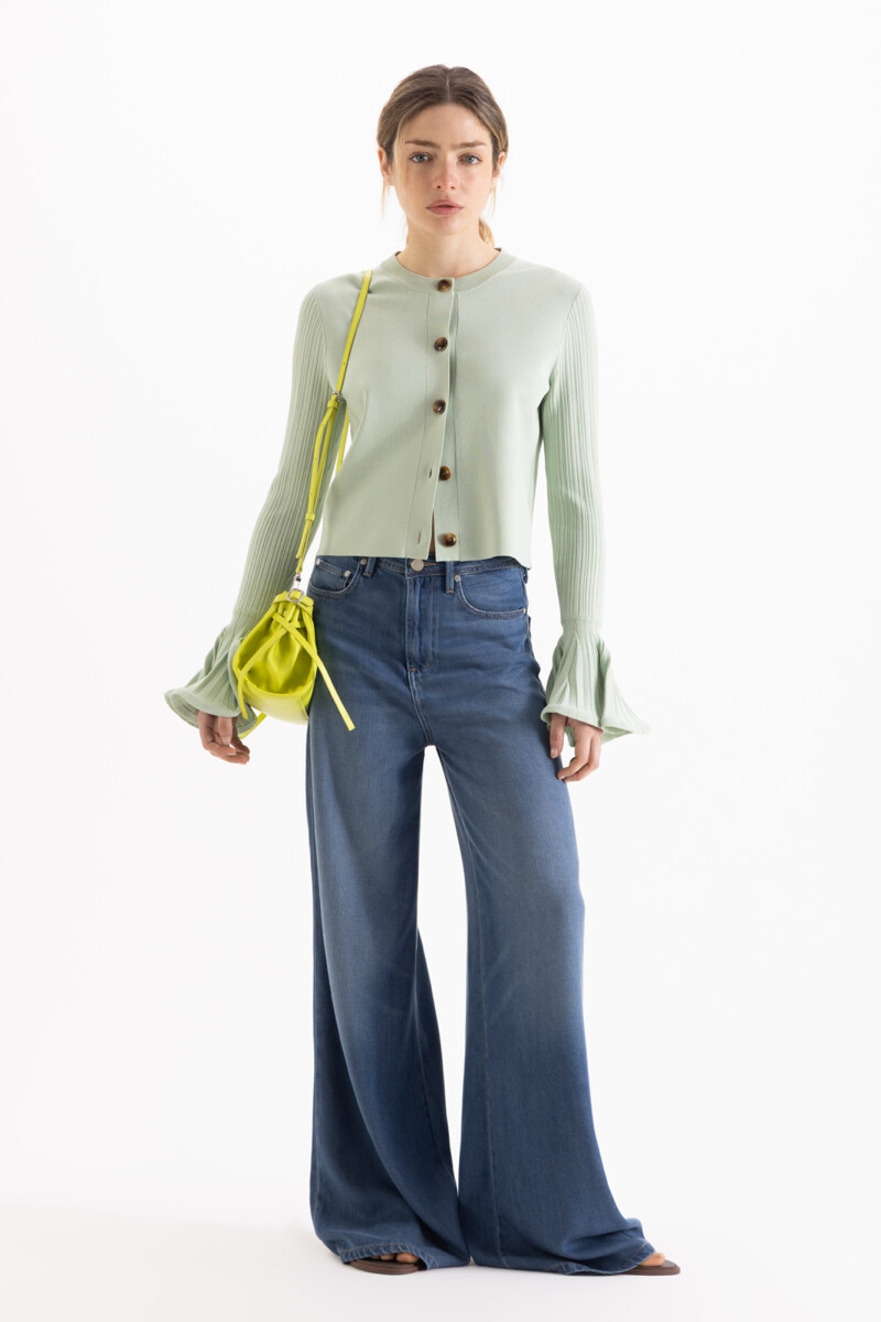 JEANS ROSES SUMMER Azul
