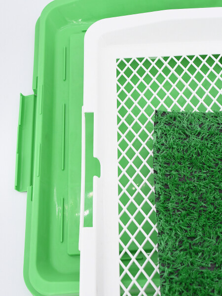 CESPED SINTÉTICO PARA MASCOTAS BLANCO