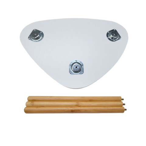 Mesa ratona de madera blanca estilo nórdico 60x40x45cm Mesa Ratona De Madera Blanca Estilo Nórdico 60x40x45cm