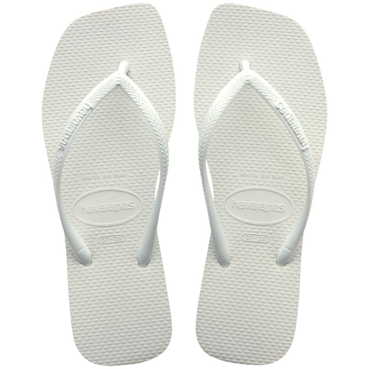 Ojotas Havaianas Slim Square - Blanco 