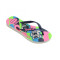 KIDS SLIM POWERPUFF - HAVAIANAS NEGRO/MULTICOLOR