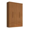 Ropero Maximus Plus 4 Puertas 4 Cajones Cinamomo