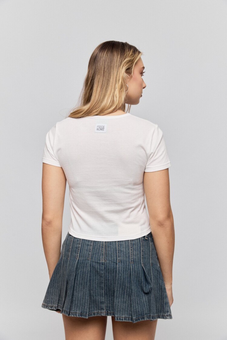 REMERA LLORADERA Blanco