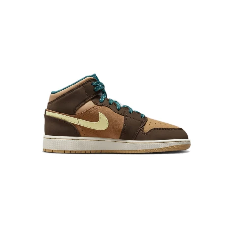 AIR JORDAN 1 MID SE Brown Zooko