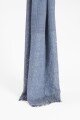 Pashmina con lurex azul piedra