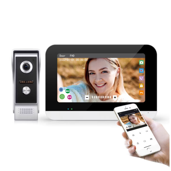 Video Portero Wifi Tuya Pantalla 7" TUYA SMART VIDEO PORTERO SM DB 10