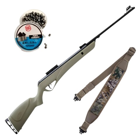 Rifle Nitro Pistón Jade Pro N2 Calibre 5,5mm Arena