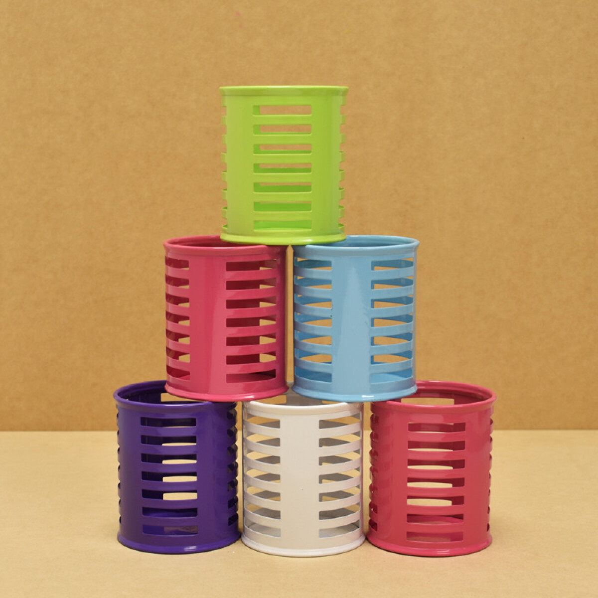 Portalápices Ranurado Colores Surtidos 