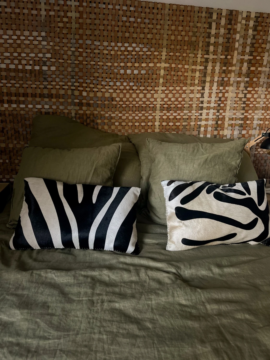 Zebra Cushion negro n/a