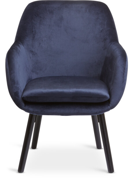 Sillón UDSBJERG 1 cuerpo terciopelo azul Sillón UDSBJERG 1 cuerpo terciopelo azul