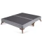 Box Wave King 178x198x34 Lino Cinza
