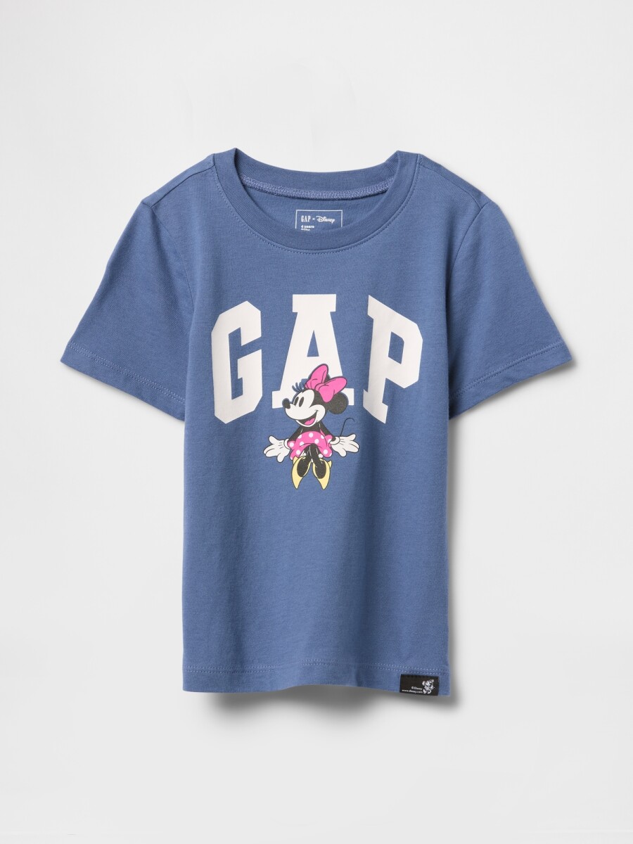 Remera Logo Gap Disney Toddler Niña - Bijoue Blue 