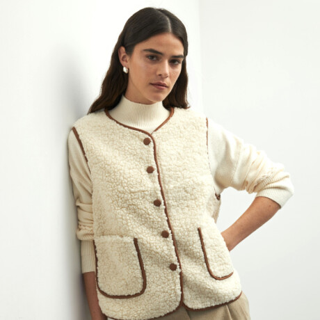 CHALECO ALDEN Hueso